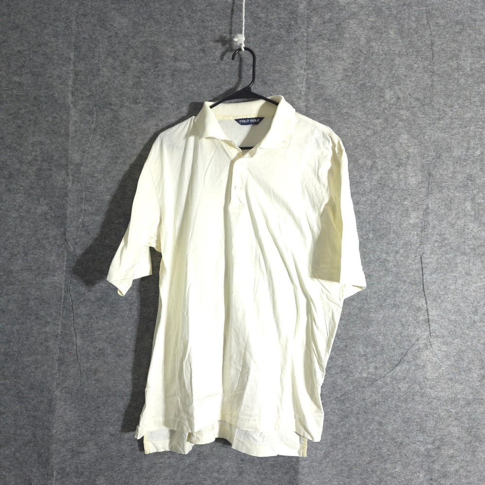 Polo Golf Ralph Lauren Mens Large Pima Cotton Polo Shirt Golfing Classic Solid